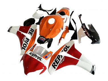 Best 2008-2011 Honda CBR1000RR Motorcycle Fairing - Orange White Red Glossy Black Repsol HRC UK