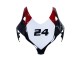 2008-2011 Honda CBR1000RR Motorcycle Fairings - White Red Glossy Black Racing 24 UK