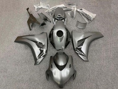 Best 2008-2011 Honda CBR1000RR Motorcycle Fairing - Grey Glossy Black UK