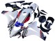 2008-2011 Honda CBR1000RR Motorcycle Fairings - White Red Blue Black Star Lee Carrera UK