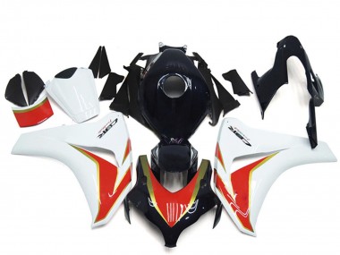 Best 2008-2011 Honda CBR1000RR Motorcycle Fairing - White Red Glossy Black UK