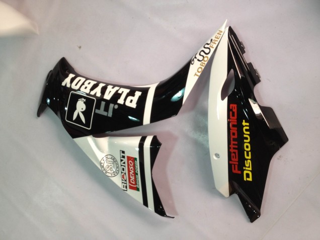 2012-2016 Honda CBR1000RR Motorcycle Fairings - White Glossy Black Rizoma Playboy UK