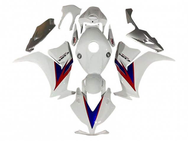 2012-2016 Honda CBR1000RR Motorcycle Fairings - White Red Blue HRC UK