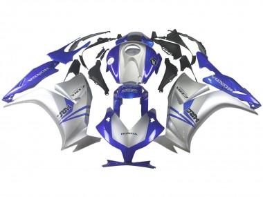 Best 2012-2016 Honda CBR1000RR Motorcycle Fairings - Silver Blue HRC UK