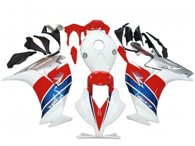 2012-2016 Honda CBR1000RR Motorcycle Fairings - White Silver Blue Red UK