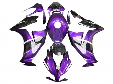 Best 2012-2016 Honda CBR1000RR Motorcycle Fairing - Purple Glossy Black UK