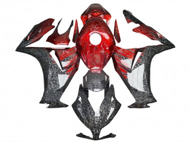 Best 2012-2016 Honda CBR1000RR Motorcycle Fairings - Red Black Forged Carbon Fiber UK
