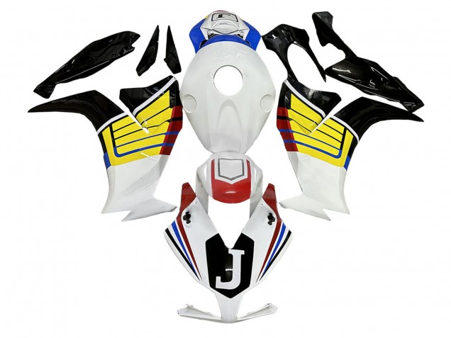 2012-2016 Honda CBR1000RR Motorcycle Fairings - White Yellow Black UK