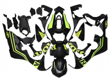 Best 2017-2023 Honda CBR1000RR Motorcycle Fairings - Matte Black Yellow UK