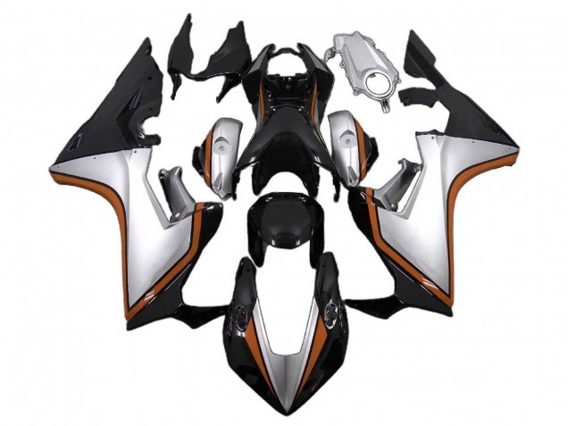 2017-2023 Honda CBR1000RR Motorcycle Fairings - Silver Orange Glossy Black UK