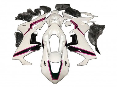 Best 2017-2023 Honda CBR1000RR Motorcycle Fairing - White Pink Glossy Black UK
