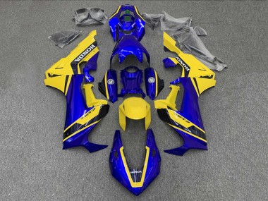 Best 2017-2023 Honda CBR1000RR Motorcycle Fairings - Yellow Blue UK