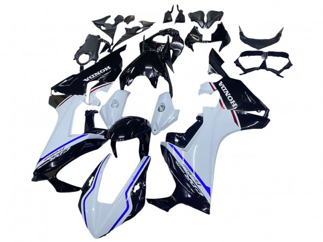 2017-2023 Honda CBR1000RR Motorcycle Fairing Kits - White Blue Glossy Black UK