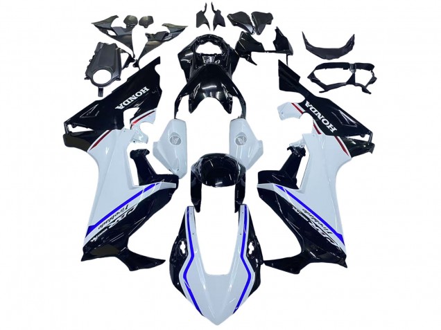2017-2023 Honda CBR1000RR Motorcycle Fairing Kits - White Blue Glossy Black UK