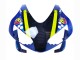 2003-2004 Honda CBR600RR Motorcycle Fairings - Blue Neon Yellow Glossy Black Shark UK