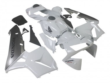 Best 2003-2004 Honda CBR600RR Motorcycle Fairing - Silver White UK