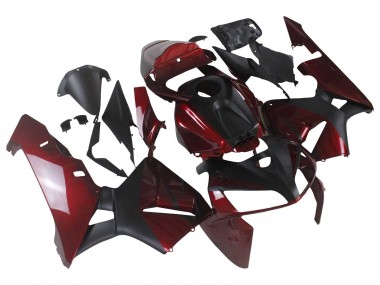 Best 2005-2006 Honda CBR600RR Motorcycle Fairings - Red Black UK