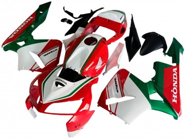 Best 2005-2006 Honda CBR600RR Motorcycle Fairings - Red White Green UK