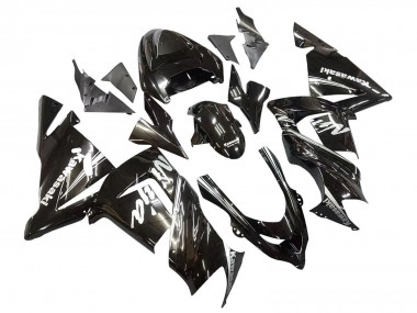 Best 2004-2005 Kawasaki ZX10R Motorcycle Fairings - Glossy Black Ninja UK