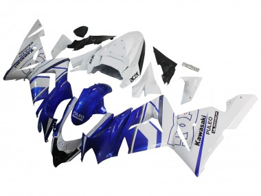 Best 2004-2005 Kawasaki ZX10R Motorcycle Fairing - Black White UK