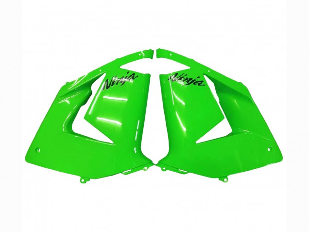 2004-2005 Kawasaki ZX10R Motorcycle Fairings - Green Black Ninja UK