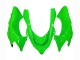 2004-2005 Kawasaki ZX10R Motorcycle Fairings - Green Black Ninja UK