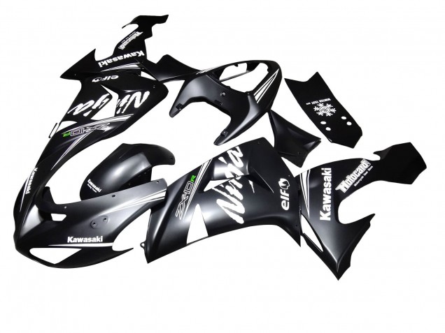 2006-2007 Kawasaki ZX10R Motorcycle Fairing - Matte Black UK