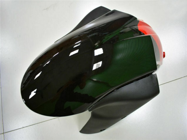 2006-2007 Kawasaki ZX10R Motorcycle Fairings - Glossy Black Red UK