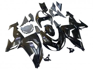 Best 2006-2007 Kawasaki ZX10R Motorcycle Fairings - Glossy Black UK