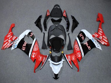 Best 2008-2010 Kawasaki ZX10R Motorcycle Fairings - Red White Black Cloud Aruba.it UK