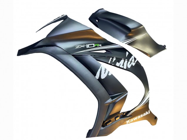 2011-2015 Kawasaki ZX10R Motorcycle Fairings - Matte Grey White Green UK