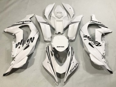 Best 2016-2020 Kawasaki ZX10R Motorcycle Fairings - White Black UK