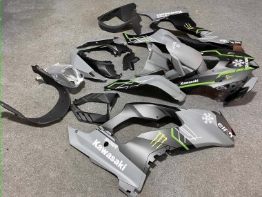 Best 2021-2025 Kawasaki ZX10R Motorcycle Fairings - Grey Matte Black Green White Elf Snow Monster UK