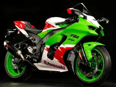 Best 2021-2025 Kawasaki ZX10R Motorcycle Fairings - White Green Red UK