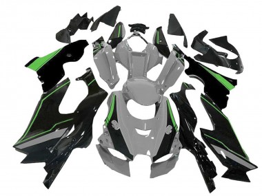 Best 2021-2025 Kawasaki ZX10R Motorcycle Fairing - Grey Green Black UK