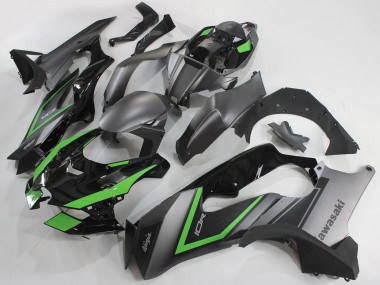 Best 2021-2025 Kawasaki ZX10R Motorcycle Fairings - Grey Green Black UK
