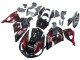 2006-2011 Kawasaki ZX14R ZZR1400 Motorcycle Fairing Kits - Glossy Black Red Flame UK