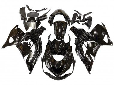 Best 2012-2024 Kawasaki ZX14R ZZR1400 Motorcycle Fairings - Glossy Black Matte Black White Ninja UK