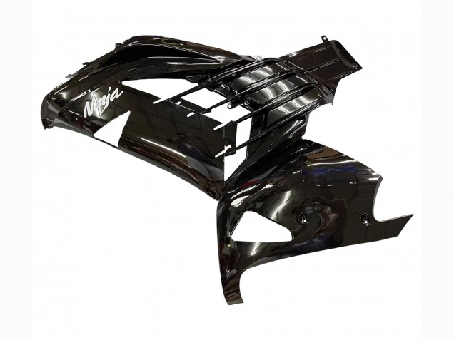 2012-2024 Kawasaki ZX14R ZZR1400 Motorcycle Fairings - Glossy Black Matte Black White Ninja UK