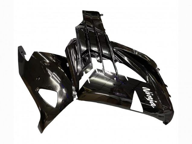 2012-2024 Kawasaki ZX14R ZZR1400 Motorcycle Fairings - Glossy Black Matte Black White Ninja UK