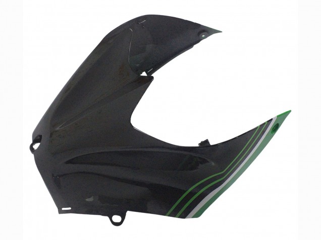 2012-2024 Kawasaki ZX14R ZZR1400 Motorcycle Fairings - Green Glossy Black Stripe UK