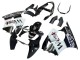2000-2002 Kawasaki ZX6R Motorcycle Fairings - Glossy Black White West Michelin UK