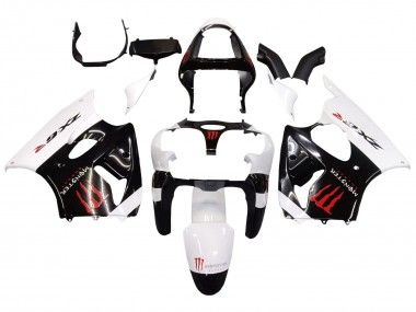 Best 2000-2002 Kawasaki ZX6R Motorcycle Fairings - White Black Red Monster UK