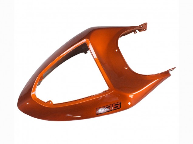2005-2006 Kawasaki ZX6R Motorcycle Fairing - Orange Black UK