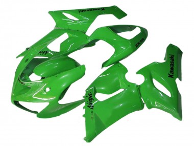 Best 2005-2006 Kawasaki ZX6R Motorcycle Fairings - Green UK