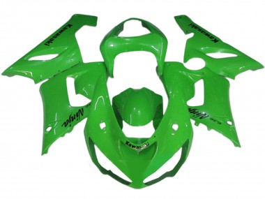 Best 2005-2006 Kawasaki ZX6R Motorcycle Fairings - Green UK