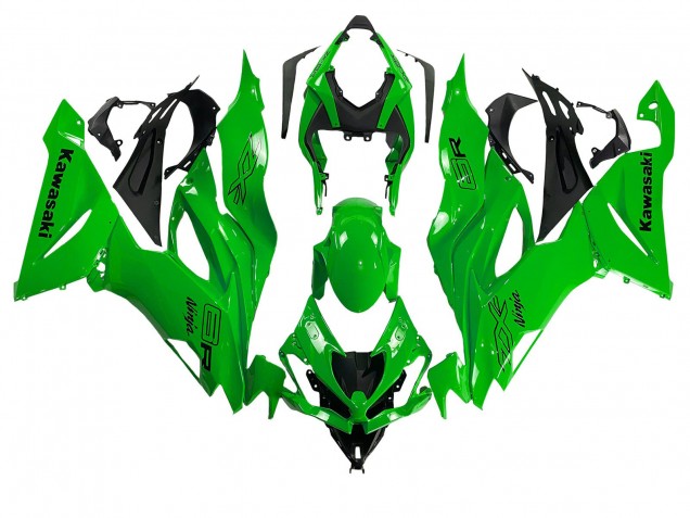 2019-2022 Kawasaki ZX6R Motorcycle Fairings - Green UK