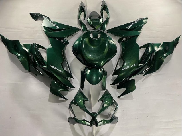 2019-2022 Kawasaki ZX6R Motorcycle Fairings - Dark Green UK