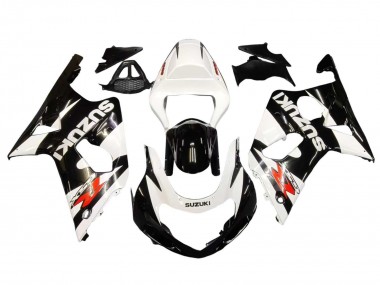 Best 2000-2002 Suzuki GSXR1000 Motorcycle Fairings - White Glossy Black Red UK