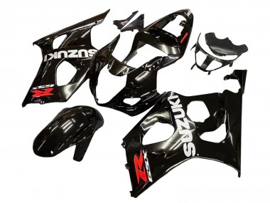 Best 2003-2004 Suzuki GSXR 1000 Motorcycle Fairings - Glossy Black White Red Decals UK